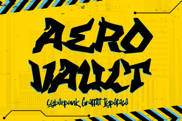 Aero Vault: The Typeface of the Cyberpunk Era