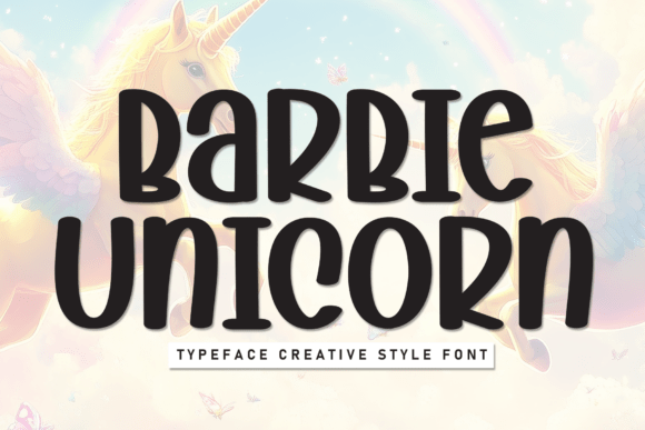 Barbie Unicorn: A Playful Typography Choice for Modern Design