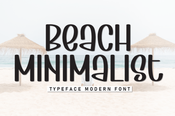 Beach Minimalist: Strategic Typography for Modern Design and Brand Communication