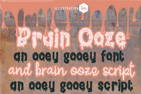 Brain Ooze Duo: The Delightfully Disgusting Typeface That’s Capturing Creative Attention