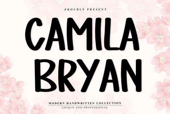 Camila Bryan: A Modern Handwritten Font for Professional and Creative Workflows