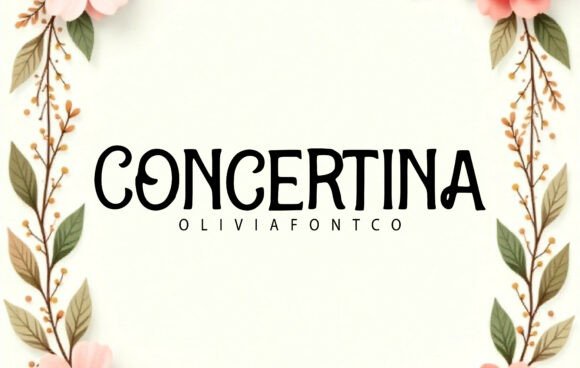 Concertina: A Playful Yet Polished Display Font