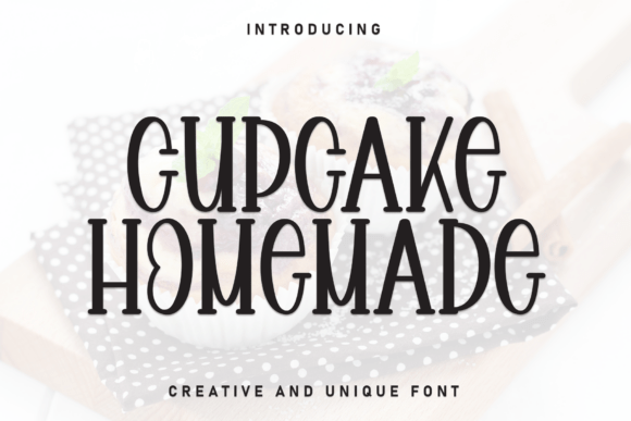 Cupcake Homemade: A Whimsical Font for Creative Workflows