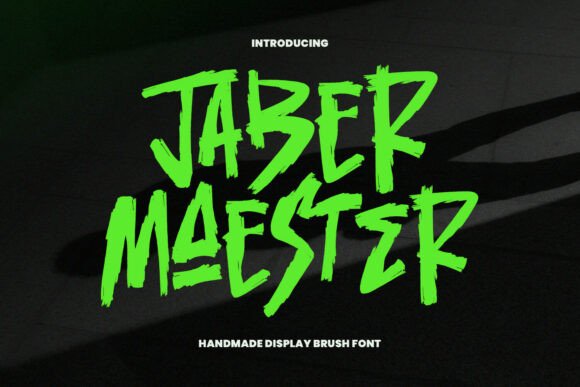 Jaber Maester: Command Attention with Raw Typography
