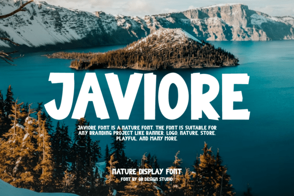 Javiore: A Nature-Inspired Display Font with Wild Appeal