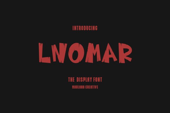 Lnomar: Crafting Spooky Typography for Modern Design Needs