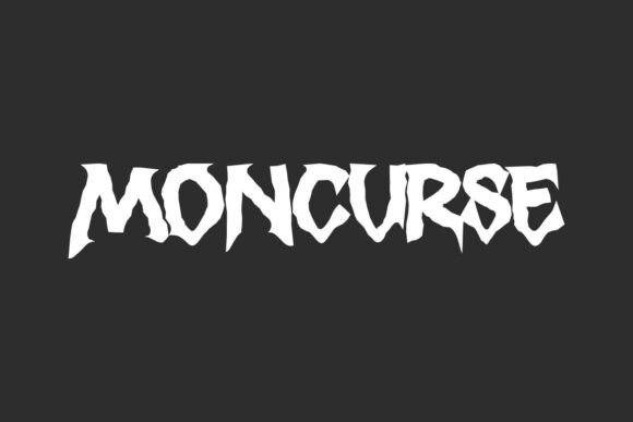 Moncurse: A Bold Display Font for High-Impact Design Projects