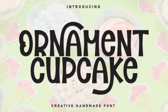 Ornament Cupcake: A Playful Font for Modern Design Projects