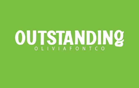 Outstanding: A Bold Display Font for Impactful Design