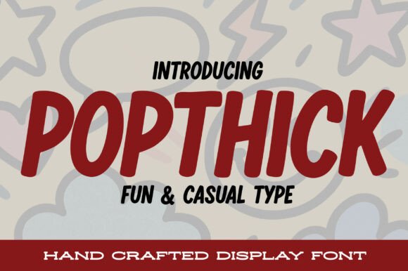Popthick: Bold Typography for Impactful Design
