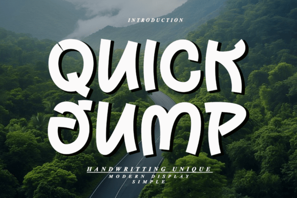 Quick Jump: The Timeless Handwritten Font That Elevates Design