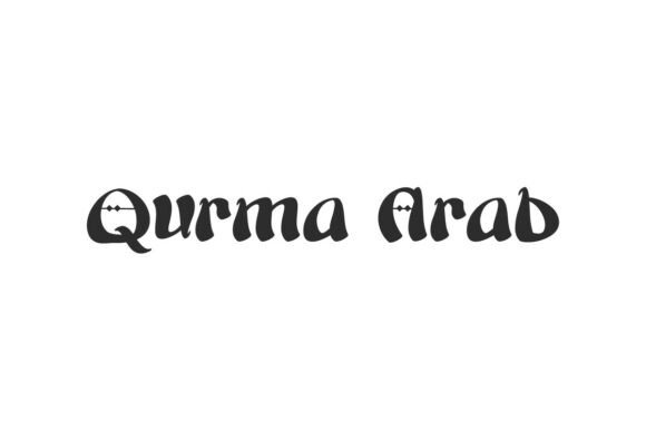 Qurma Arab: A Modern Arabic-Inspired Display Font for Creative Design Projects
