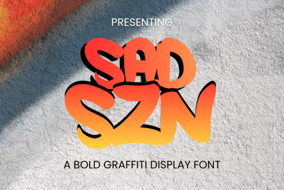 Sad Szn: A Bold Statement in Urban Typography