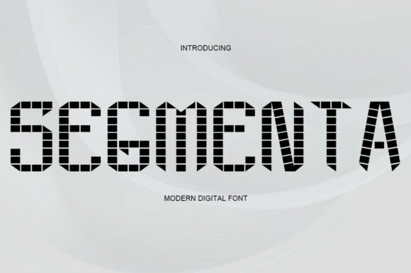 Segmenta: A Bold Display Font for Creative Projects