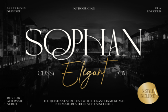 Sophan Elegant: A Typeface for Timeless Design