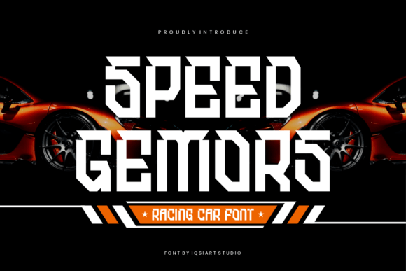 Speed Gemors: A High-Energy Display Font for Racing, Tech, and Esports