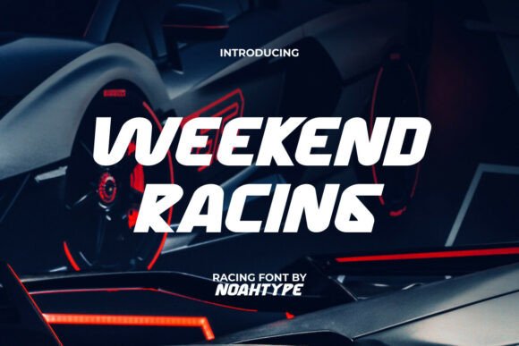 Weekend Racing: A Bold Typeface for High-Impact Design Workflows